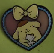 Loungefly Sanrio Hello Kitty and Friends Pompompurin Heart Enamel Pin