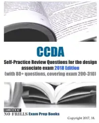在飛比找博客來優惠-CCDA Self-Practice Review Ques
