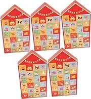 CRILSTYLEO 5pcs Box Advent Calendar Diy Empty Advent Calendar Boxes Paper