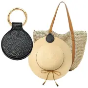 Leather Magnetic Hat Clip Leather Hat Clip for Traveling Bags fit Towel Backpack