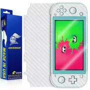 ArmorSuit Nintendo Switch Lite Screen Protector + White Carbon Fiber Made in USA