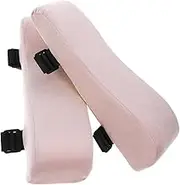 KALLORY 2Pcs Armrest Cushions for Office Chair Comfortable Armrest Pads for Elbow Support Ergonomic Armrest Covers for Gaming and Computer Chairs Increase Armrest Height Princess