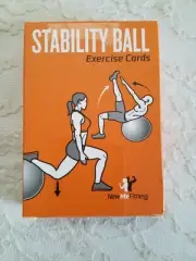 NEWME STABILITY BALL EXERCISE CARDS