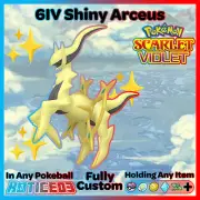 ✨ Shiny Legend Arceus 6IV ✨ Pokemon Scarlet & Violet Fast Trade