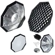 AD200/360 Umbrella Style Grided Softbox 48cm
