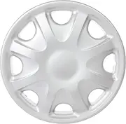 Cosmos 62788, Argento Silver 15 Inch Wheel Trims, Four Piece Set, Universal Fit for Most Vehicles