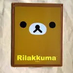 RILAKKUMA 拉拉熊 超大方鏡 咖啡褐色 折疊鏡 化妝鏡 NG 二手