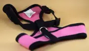 Dog Harness Soft Padded Mesh Pink 15" Neck & 26" Belly Circumfrance