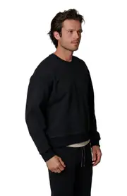 LEISURE LAB Zen Crewneck in Eclipse at Nordstrom, Size 2