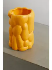 [RAAWII] RAAWII - Cloud Large Ceramic Vase - Yellow - One size One size Yellow