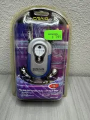 Craig Mini Am Fm Portable Radio CR41140 New With Neck Strap