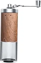 ELAYARD 1Pc Portable Manual Coffee Bean Grinder Compact Handheld Grain Mill for Coffee Lovers for Home Office Travel and Camping Stylish Grain Design