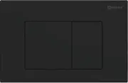 R&T Standard Cisterns Push Plates - Square Matte Black