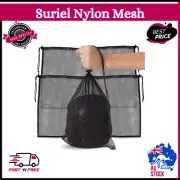 5 PCS Small Mesh Bags Drawstring Bag Camping Green Change Nylon Mesh Drawstring