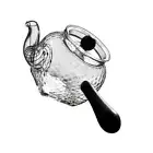 Glass Stove Kettle Tea Infuser Bottle Teapot Heat-resistant Popular