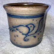 VTG Gary Shaffer Studio Pottery Wheel Thrown Crock Signed West Virginia