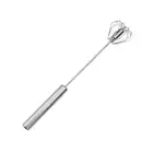 Ergonomic Hand Push Whisk - Stainless Steel Semi-Automatic for Easy Mixing-2025
