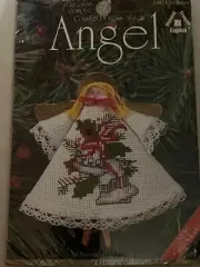 NEW Angel counted cross stitch kit #1442 Silver Bells
