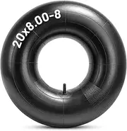 20x8.00-8 Hose with TR13 Straight Valve, 18x8.50-8 18x9.50-8 18x6.50-8, 18x7.50-8 20x8-8, 20x10.00-8, 20x10-8 Universal Fit Hose for Ride-on Mower he Tractor Golf Cart and More 1 Piece