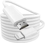 Lightning to HDMI Cable Adapter for iPhone to HDTV,[Apple MFi Certified] 1080P Digital AV Adapter Sync Screen Connector Compatible for iPhone 14 13 12 11 Pro Max XR X 8 to TV Projector Monitor