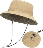 [Rayson] Fishing Hat Men's Waterproof Sun Hat Rain Hat Unisex Women's Fishing Hat Adjustable UV Protection Bucket Hat Foldable Summer Hat Women Men