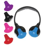 BOSS HP34C DUAL CHANNEL IR FOLDABLE WIRELESS MULTICOLORED HEADPHONES *D6