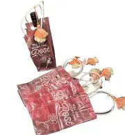 Wine Bottle Tote, Reusable, Sparkling Pink, Great for a Gift or Party!!!