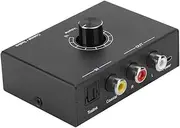 Digital to Analog Converter, DAC Digital SPDIF Optical Coaxial to Analog L/R Adapter Optical to 3.5mm AUX Jack Adapter with Headphone Amplifier