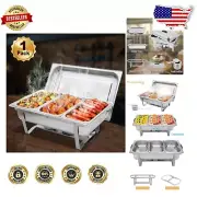 Stylish 8 Qt Chafing Dish Buffet Set - Ideal for Parties, Weddings & Events