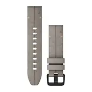 Garmin QuickFit 20 - Shale Gray Suede Leather Band