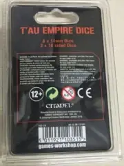 Kill Team T'au Empire Dice Set OOP NIB/factory Sealed