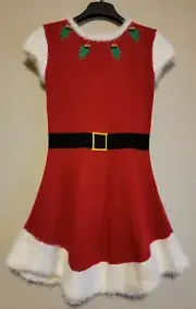 Love by Design Red Santa Clause Christmas Dress Size Small (NEW)