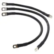 Battery Cable Kit Black For Harley FXDI Super Glide (EFI) 2004-2006