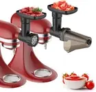 Meat Grinder for Kitchenaid Mixer, Fruit and Vegetable Attachment Black
