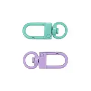 20 Pcs Colorful Metal Lobster Claw Clasps Swivel Lanyards Trigger Snap Hooks