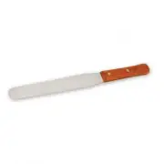 Spatula / Pallet Knife Straight 250mm Wood Handle Stainless Steel Palette