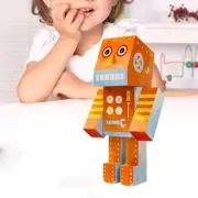 Robot Paper Toy Paper Model Cardboard Jigsaw Puzzle for Boys Girls Adults Aged 8