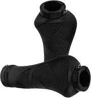 ifundom 1 Pair Bicycle Handlebar Grips Non Slip-Rubber Silicone Shock Absorbing Bike Handlebar Protector for Mountain Bikes and E Bikes