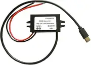 5A USB C Power Adapter, DC Converter from 12V/24V to 5V, Waterproof and Safe Charging Solution