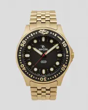 [Rip Curl] Rip Curl Men's Halo Solar Watch in Gold One Size Gold