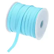 1/4 Inch Double Fold Bias Tape Cotton Bias Tape(Light Blue 50 Yards)