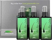Green Wealth Neo Hair Lotion, 120 ml, Hair Regrowth Treatment Hair Growth Strengthens Damaged Hair Loss And Revitalizes Scalp Hair Care Pack of 3