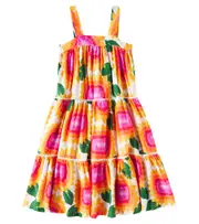 [Fabula] Fábula Floral cotton dress Y 10 multicoloured