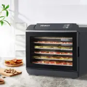 Food Dehydrator, 6 Trays Electric Excalibur Dehydrators Dryer Machine Oven Jerky