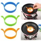 Round Poacher Pancake Silicone Ring Fried Egg Mould Double Ear Fried Egg Ring