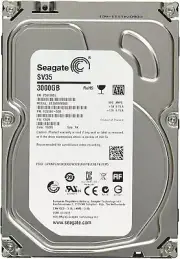 Hard Drive Seagate SV35 3TB ST3000VX000 64MB Cache 7200U/Min SATA III 3.5 " Inch