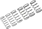 Dual Hook Tension Spring,10Pcs Pressure Spring 0.4 * 5 * 5-50mm Small Compression Release Mechanical Return Spring 0.4 * 5 * 5mm (Color : 0.4 * 5 * 10mm)