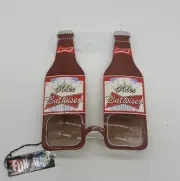 Old Man Gag Gift Glasses Beer Bottle Older But Wiser Sunglasses With Tag