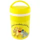 【小禮堂】Disney 迪士尼 小熊維尼 圓形不鏽鋼保鮮罐 不鏽鋼便當盒 熱湯罐 超輕量不鏽鋼 180ml 《黃 朋友》