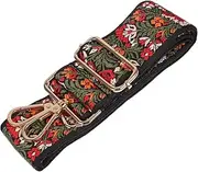 [CTIRCHIU] Adjustable Ethnic Style Handbag Shoulder Strap for Women Unique Replacement Strap for Crossbody Bags More Lightweight Versatile and Decorative Accessory